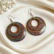 Special Offer Painting Wood Earrings Colorful Model